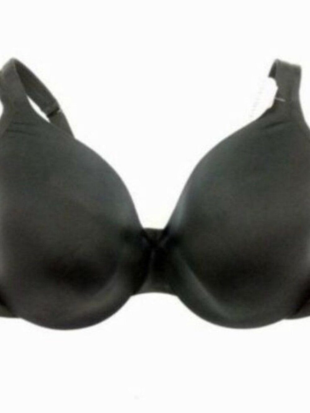 Cacique Lane Bryant Womens Bra Size 42G Smooth Satin Full Coverage U/W Black